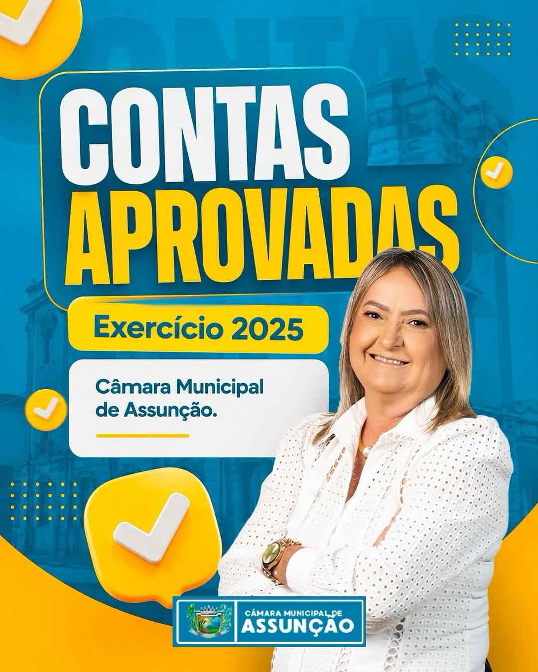 ✅ CONTAS APROVADAS – EXERCÍCIO 2025