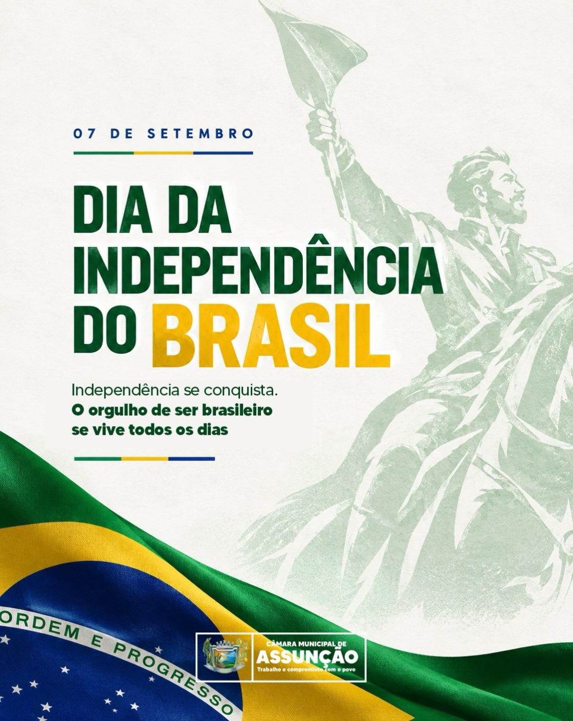 7 de Setembro: Câmara celebra Independência do Brasil e reforça união