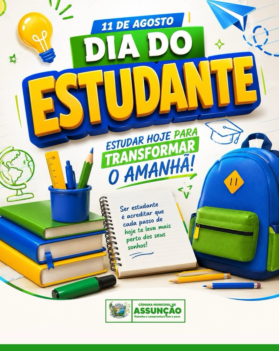 Celebração do Dia do Estudante destaca papel do conhecimento na construção do futuro