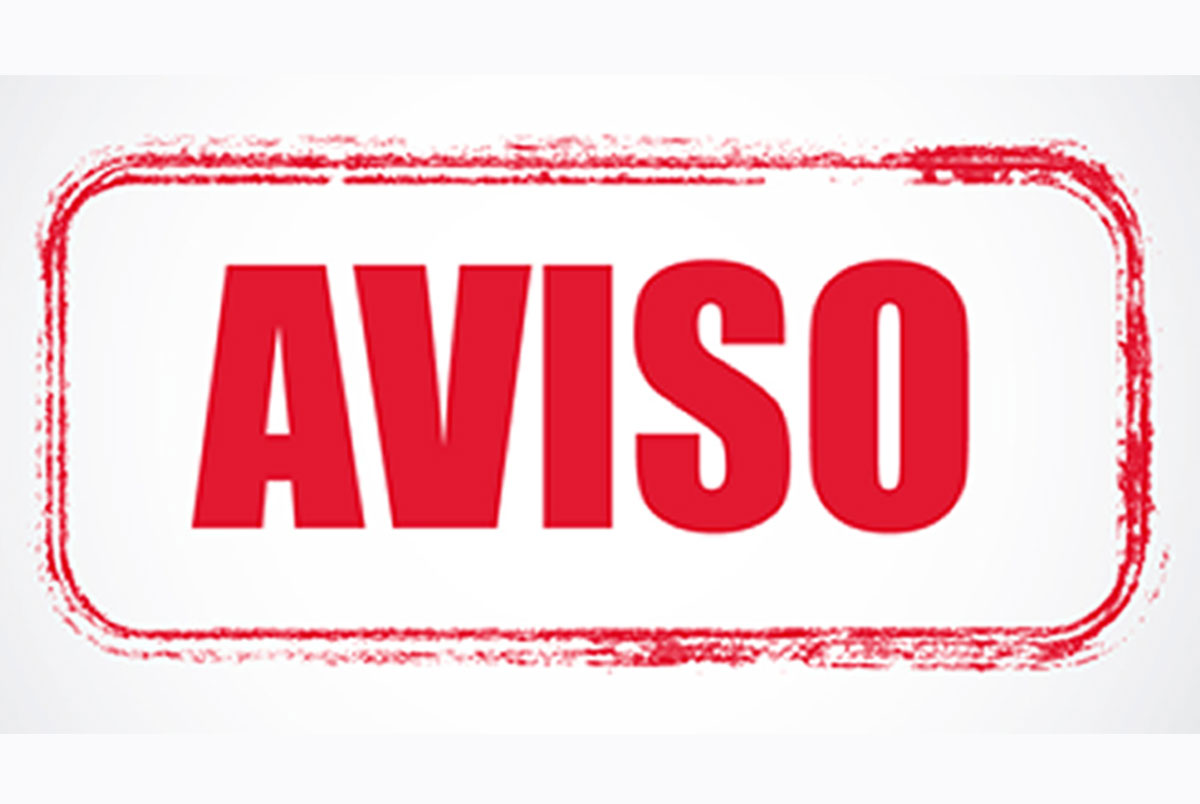 AVISO DE PRETENSA CONTRATAÇÃO DIRETA