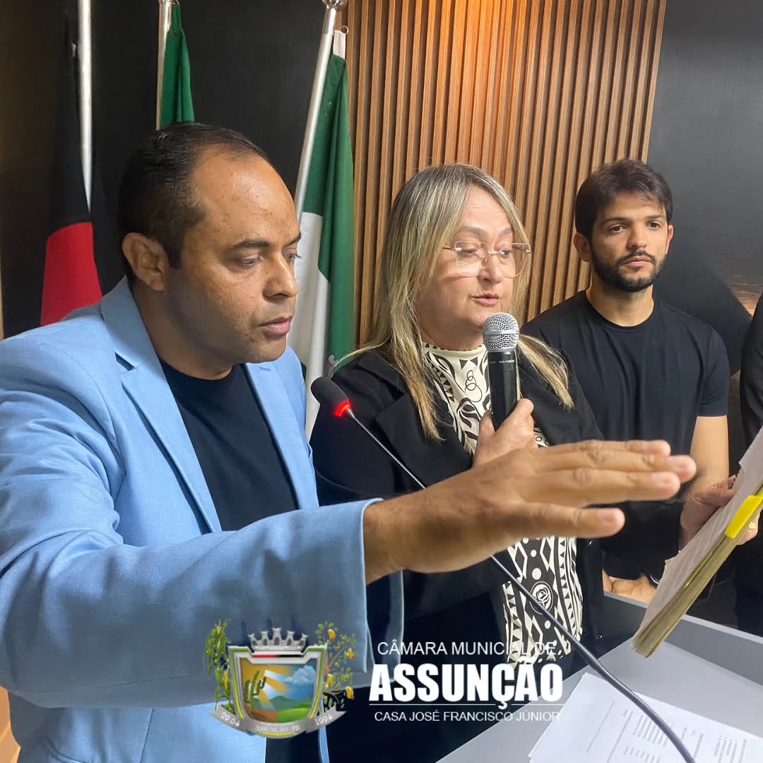 Câmara de Assunção empossa Vereador Raimundo Taveira em sessão plenária